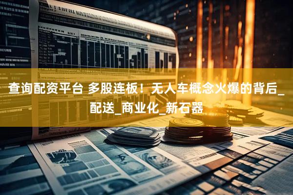 查询配资平台 多股连板！无人车概念火爆的背后_配送_商业化_新石器
