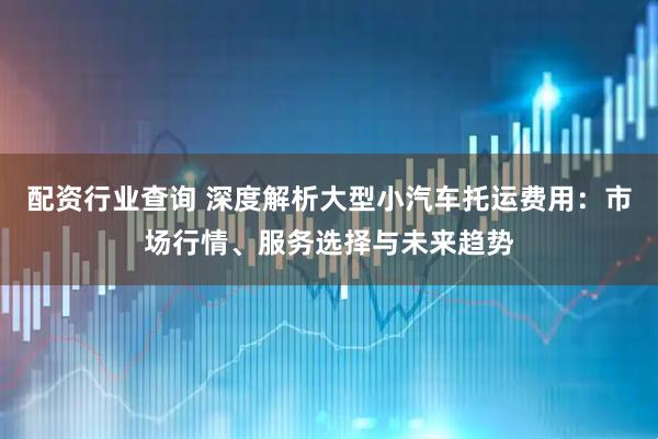 配资行业查询 深度解析大型小汽车托运费用：市场行情、服务选择与未来趋势